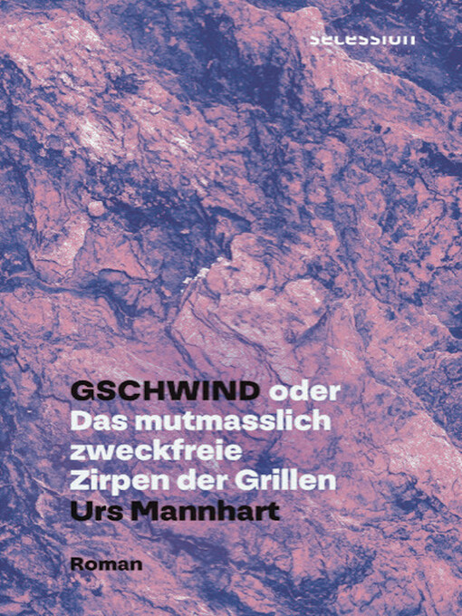 Title details for Gschwind by Urs Mannhart - Wait list